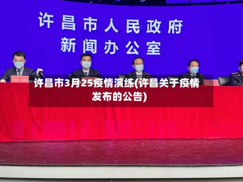 许昌市3月25疫情演练(许昌关于疫情发布的公告)-第1张图片